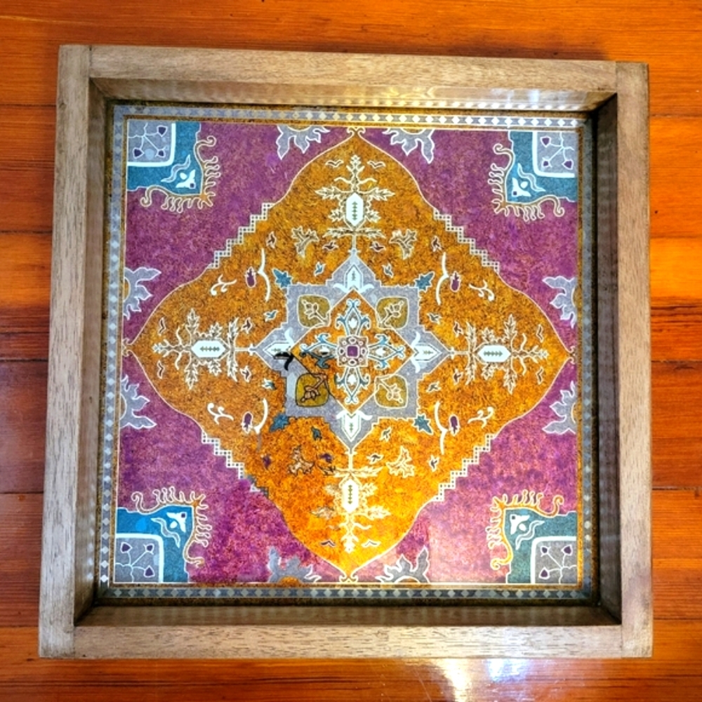 Unique Decorative Made in Peru Mirror Trays